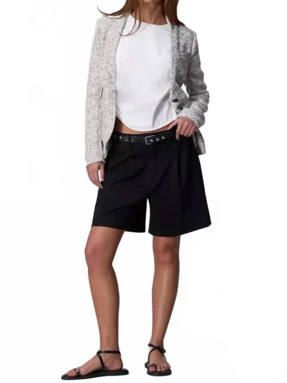 NWT Rag & Bone Irina Ponte Shorts Black Size Women's Sz Large